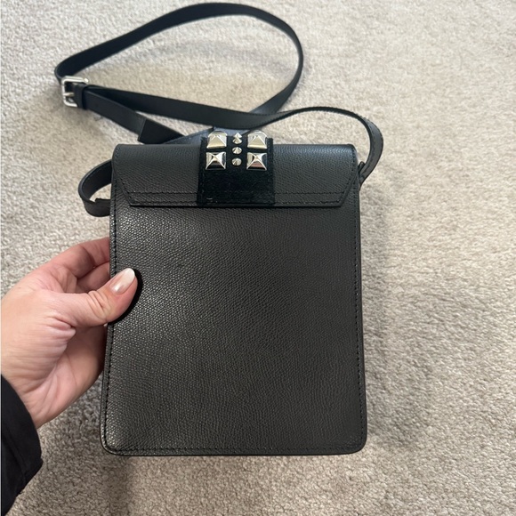 Valentino Black Crossbody Bag with Silver Studs - Picture 2 of 4
